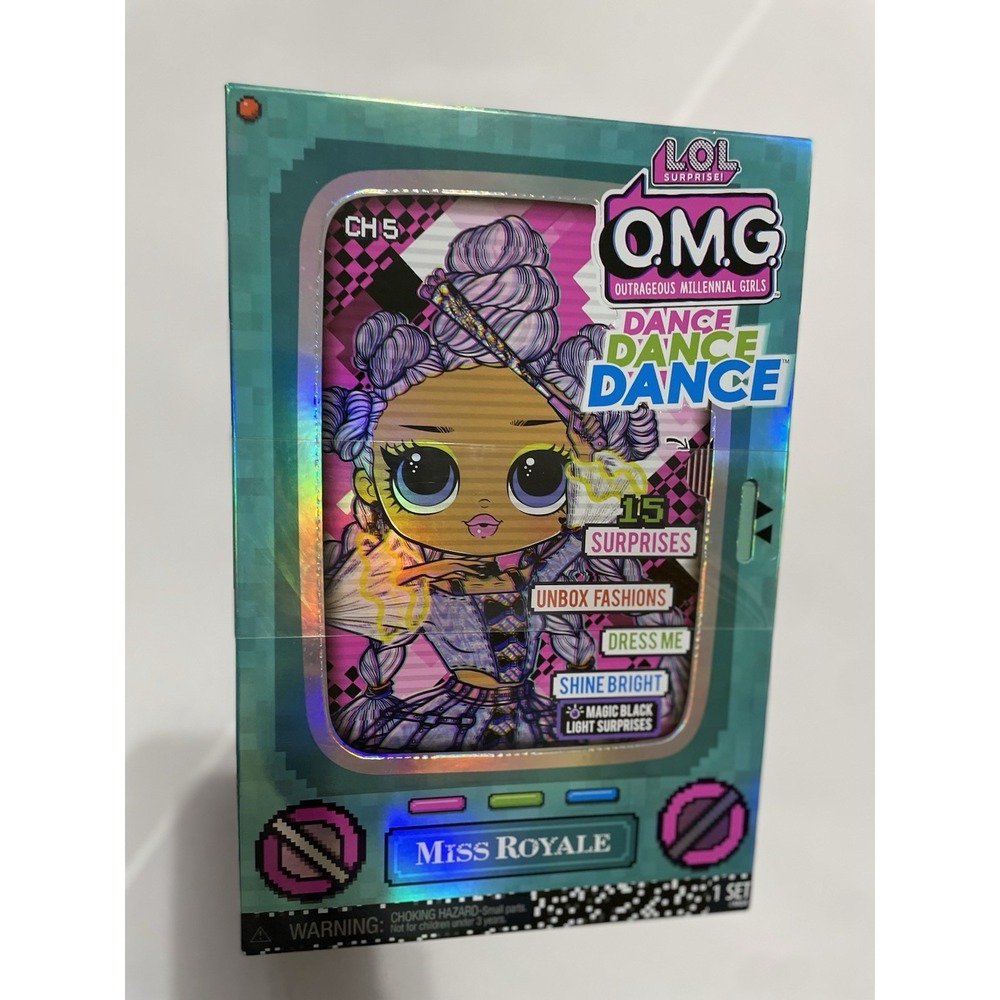 LOL Surprise OMG Dance Dance Dance Miss Royale Fashion Doll with 15 Surprises
